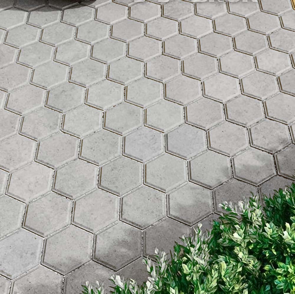 Тротуарна плитка сота 140х125, h-60мм, м2